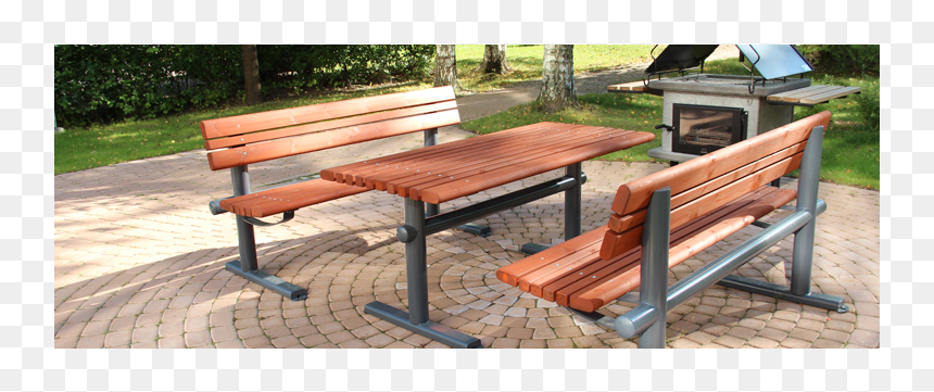 Outdoor Table, HD Png Download - outdoor bench png