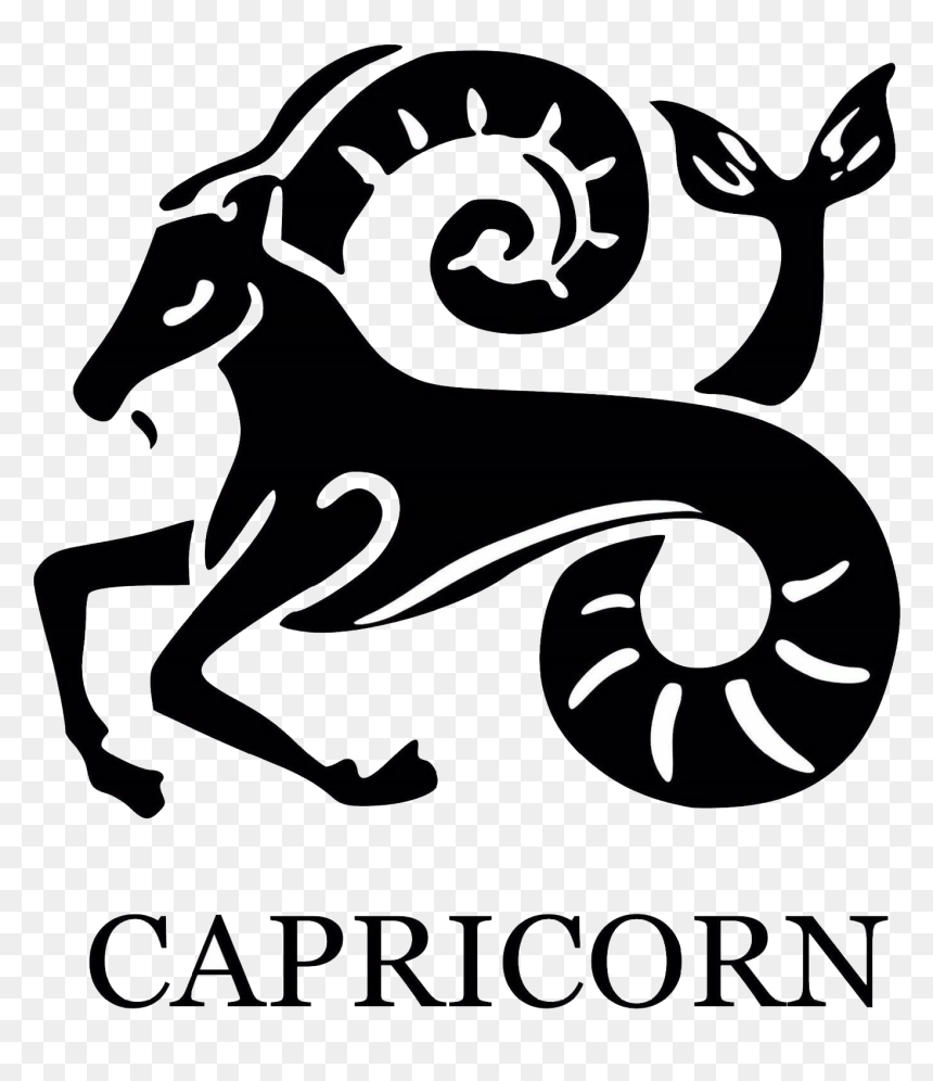 Horoscope Design, HD Png Download - capricorn symbol png