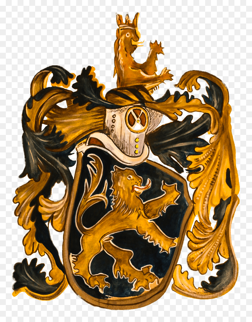 Leo Coat Of Arms, HD Png Download - capricorn symbol png