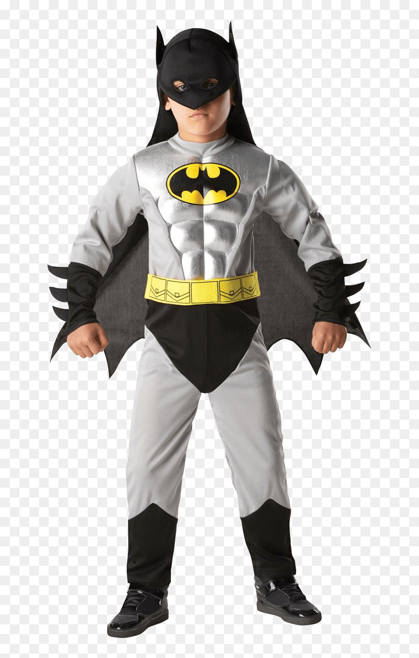Superhero Costumes Kids Boys, HD Png Download - batman costume png