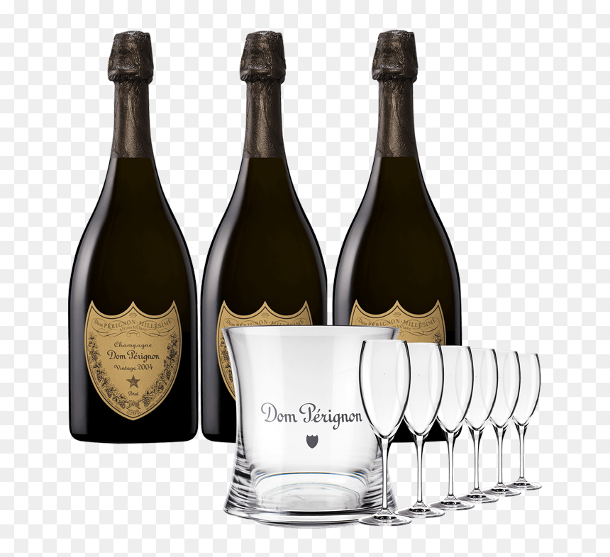Glass Bottle, HD Png Download - champagne bucket png