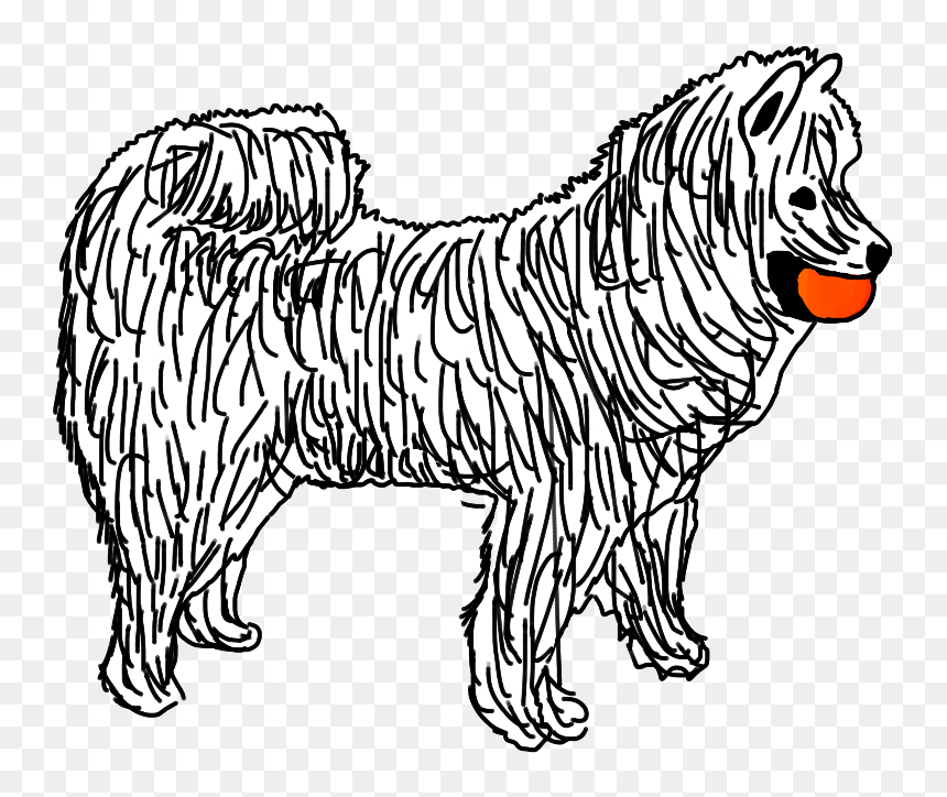 Dog Licks, HD Png Download - samoyed png
