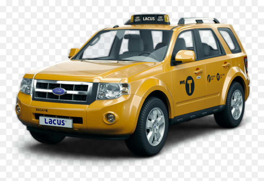 Reserve Ford Escape - Ford Escape Hybrid, HD Png Download - yellow taxi png