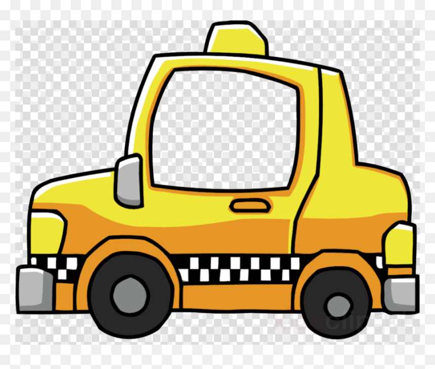 Cab Png Clipart Taxi Clip Art Transparent Png , Png - Shopping Basket Icon Blue, Png Download - yellow taxi png