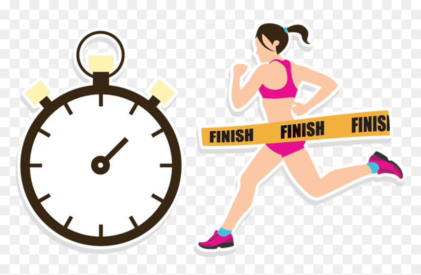 Time Design Png, Transparent Png - running legs png