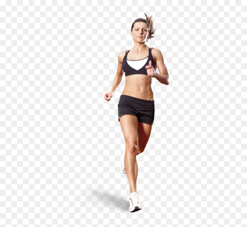 Girl Running Transparent Background, HD Png Download - running legs png