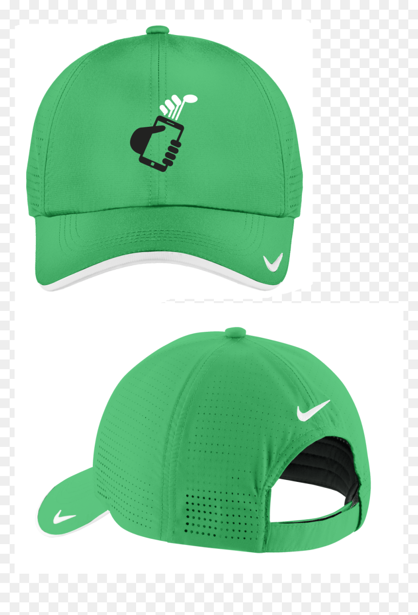 Baseball Cap, HD Png Download - green swoosh png