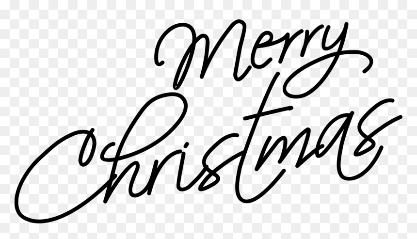 Merry Christmas Black Silhouette, HD Png Download - snoopy christmas png