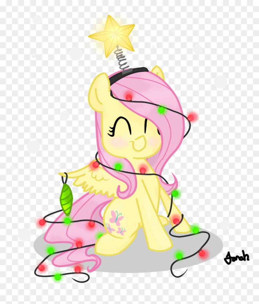 Пони Флаттершай Новый Год, HD Png Download - snoopy christmas png
