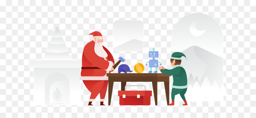 Clip Art, HD Png Download - santa sitting png