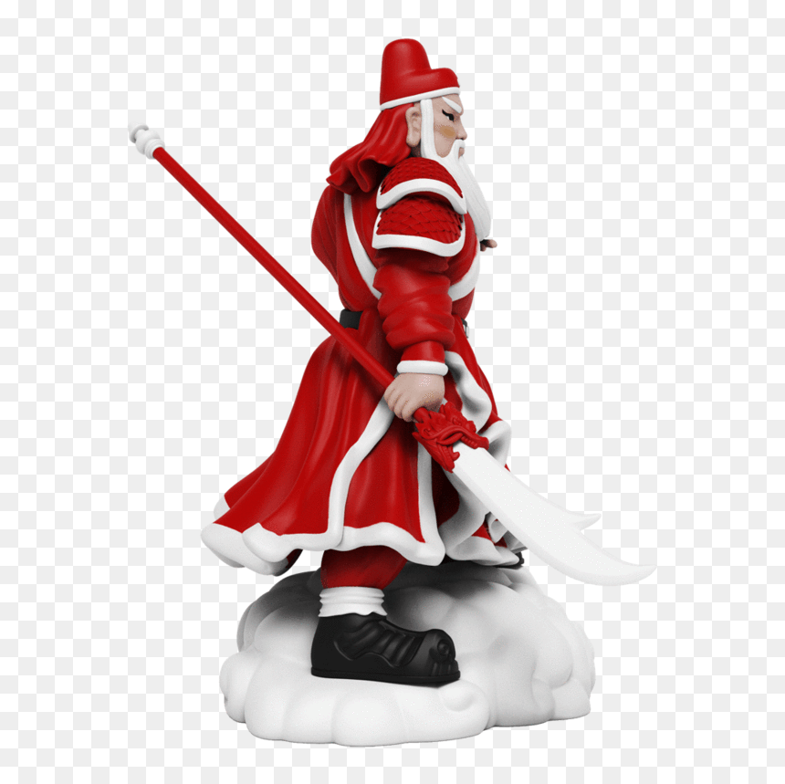 Figurine, HD Png Download - santa sitting png