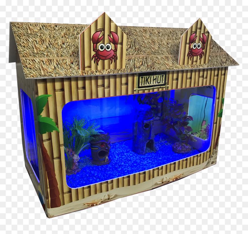 Aquarium, HD Png Download - tiki hut png