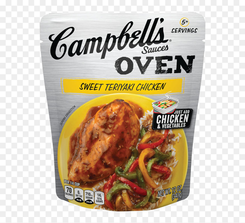 Campbell's Oven Sauces, HD Png Download - teriyaki png