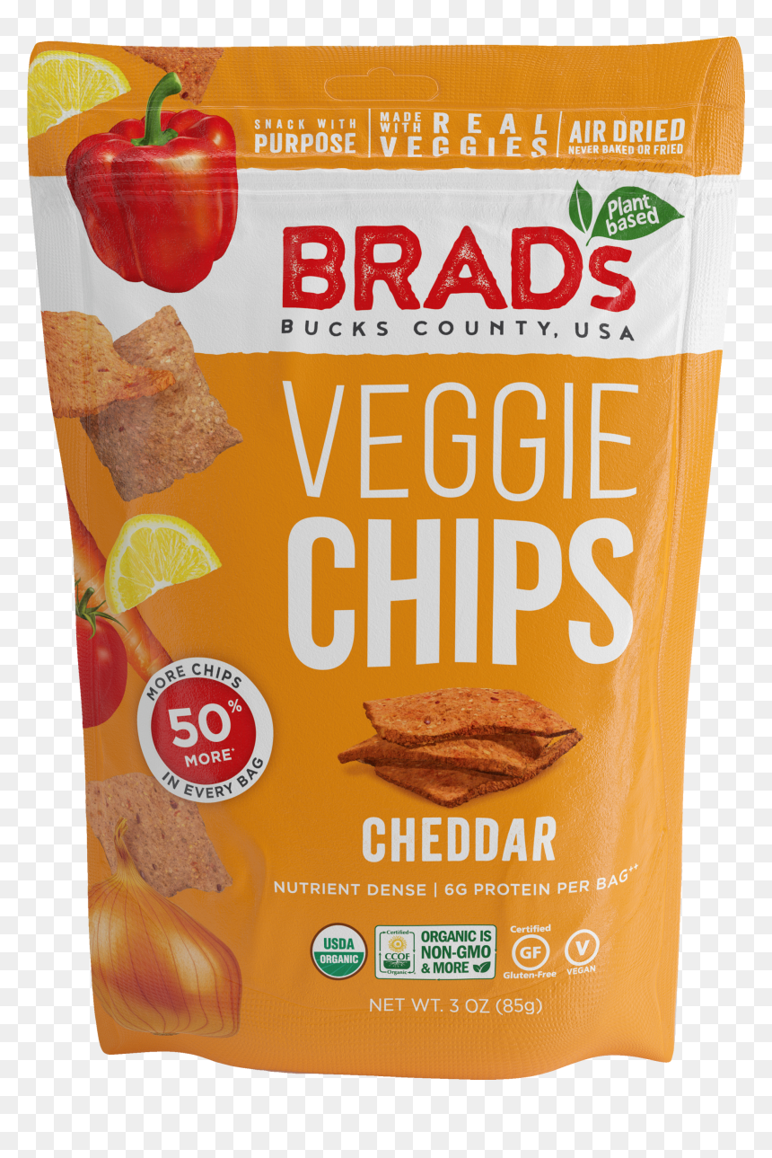 Brad's Cheddar Veggie Chips, HD Png Download - pepper plant png