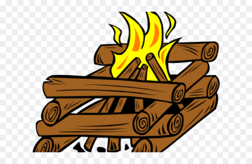 Log Cabin Teepee Fire, HD Png Download - wood pile png