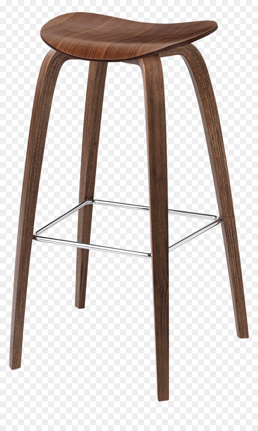 Gubi 2d Barstol, HD Png Download - wooden stool png