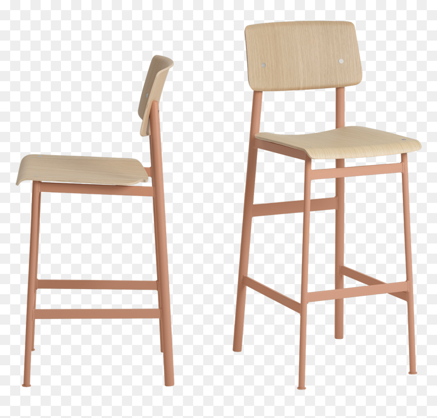 Muuto Loft Stool, HD Png Download - wooden stool png