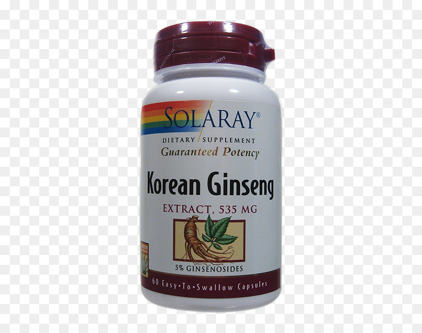 Ginseng Korean Solaray, HD Png Download - ginseng png