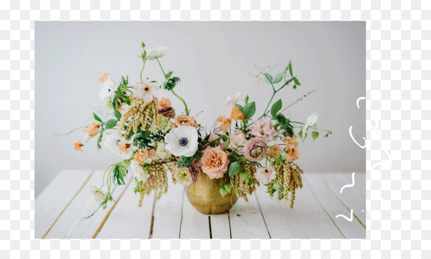 Bouquet, HD Png Download - floral header png