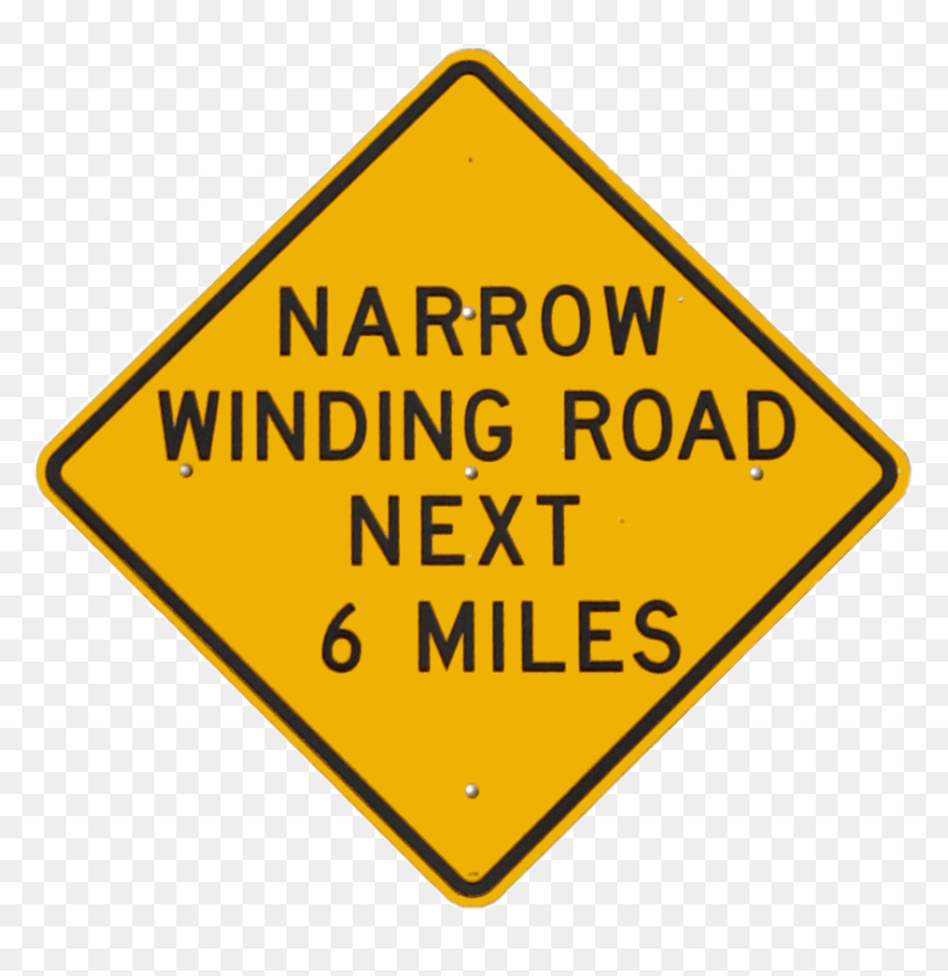 Uneven Road Surface Sign, HD Png Download - dead end sign png