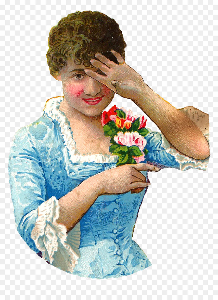 Antique Woman Png, Transparent Png - victorian woman png
