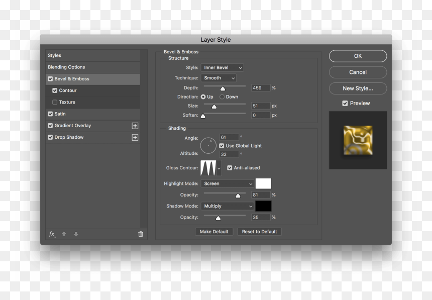 Ascii Art Generator Mac, HD Png Download - gold effect png