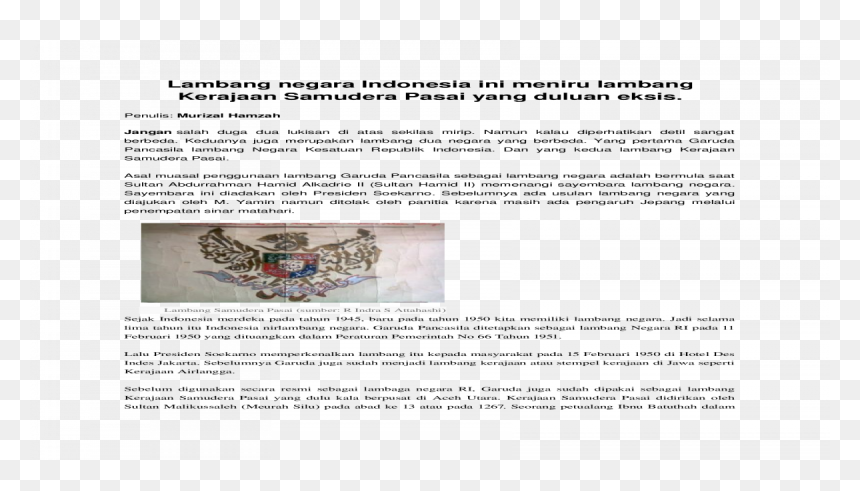 Document, HD Png Download - garuda pancasila png