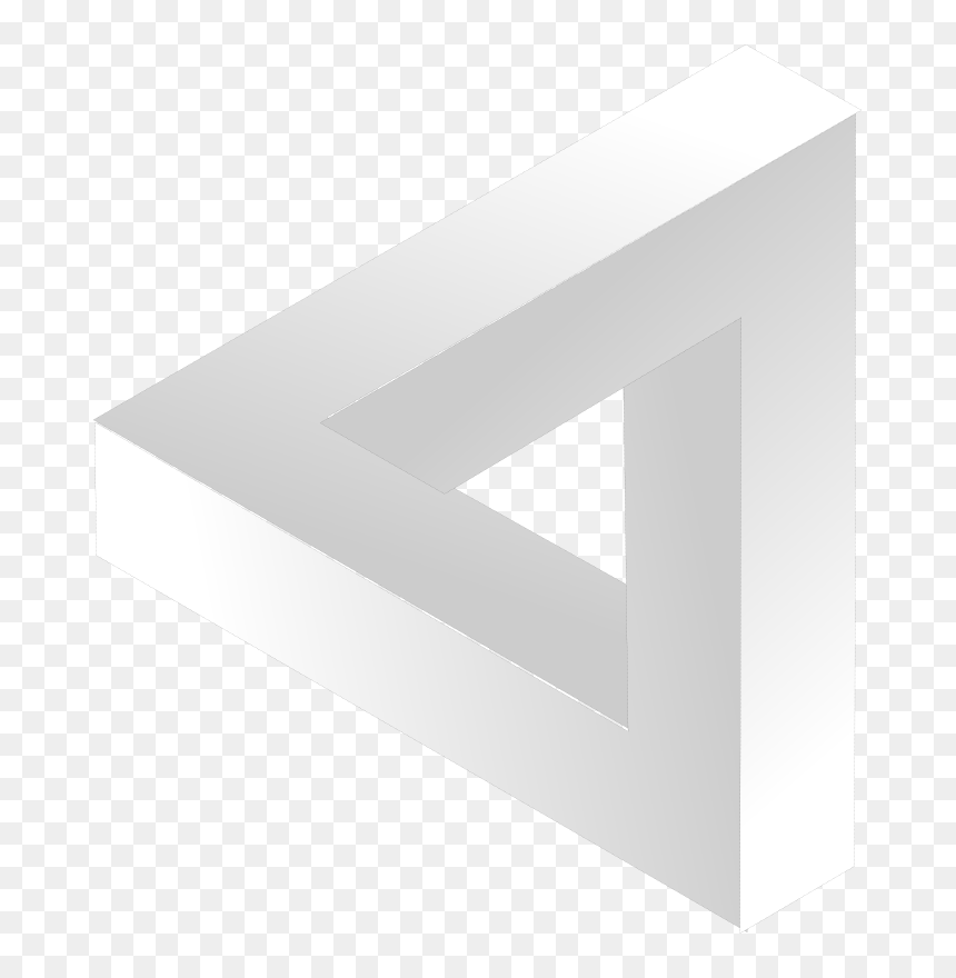 Architecture, HD Png Download - impossible triangle png
