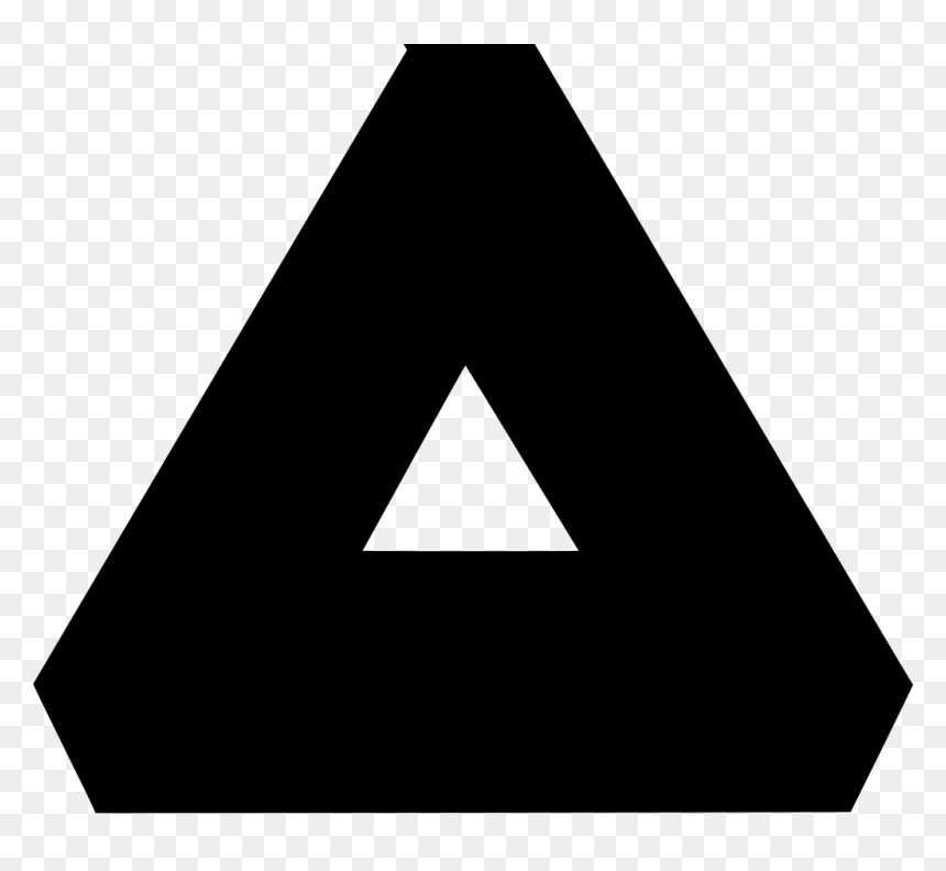 Triangle, HD Png Download - impossible triangle png