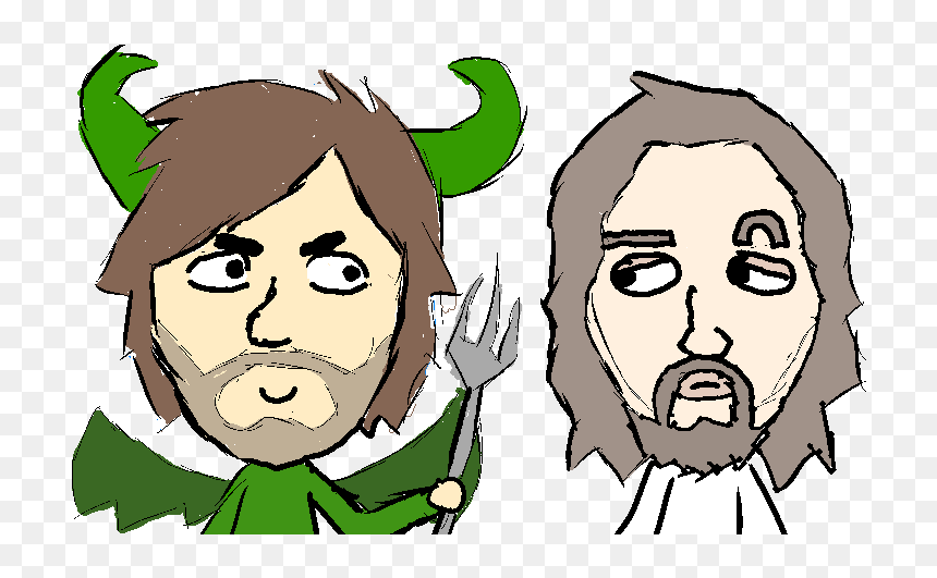 Cartoon, HD Png Download - jesus head png