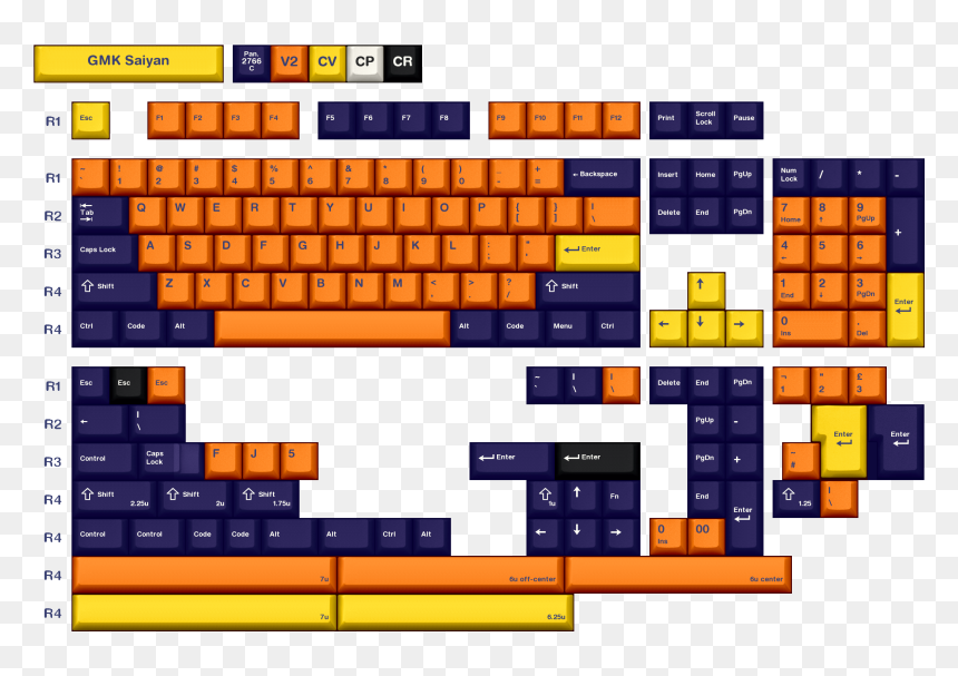 Night King Key Caps, HD Png Download - saiyan png