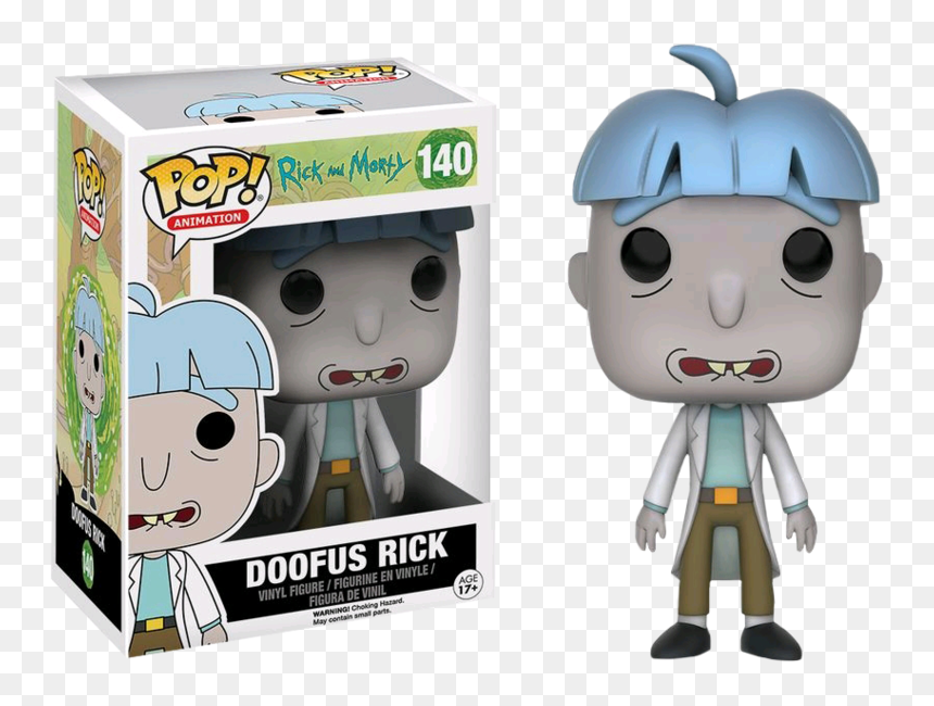 Rick And Morty Doofus Rick Pop, HD Png Download - squanchy png