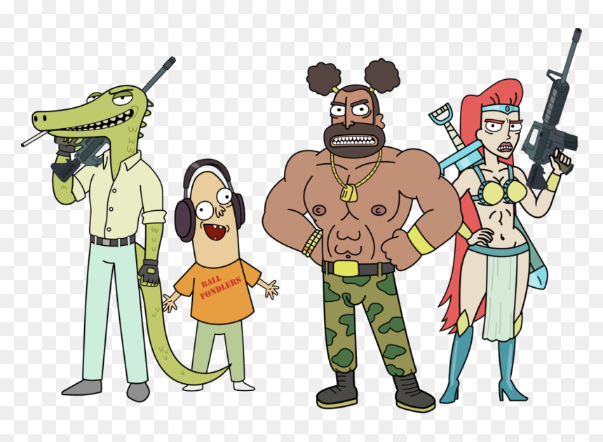 Rick Y Morty Ball Fondlers, HD Png Download - squanchy png
