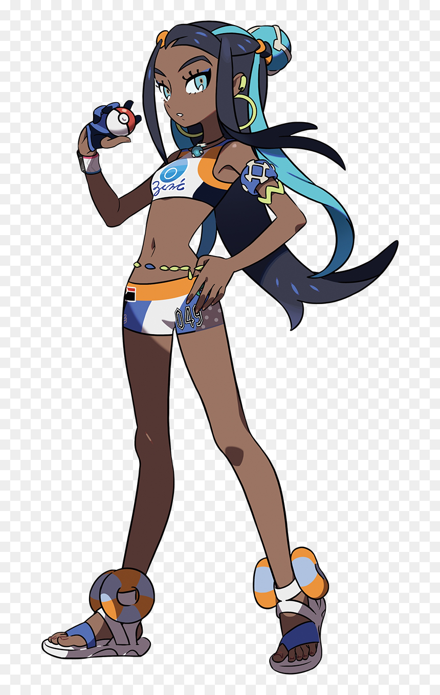 Nessa Pokemon Sword And Shield, HD Png Download - animated sword png