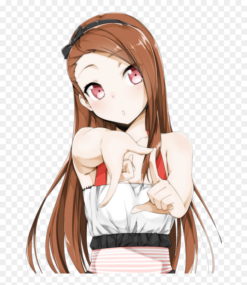 Аниме Kawaii Girl Png, Transparent Png - anime angel png