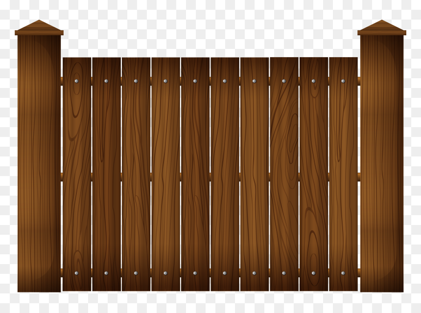 Fence Cartoon Transparent Background, HD Png Download - old fence png