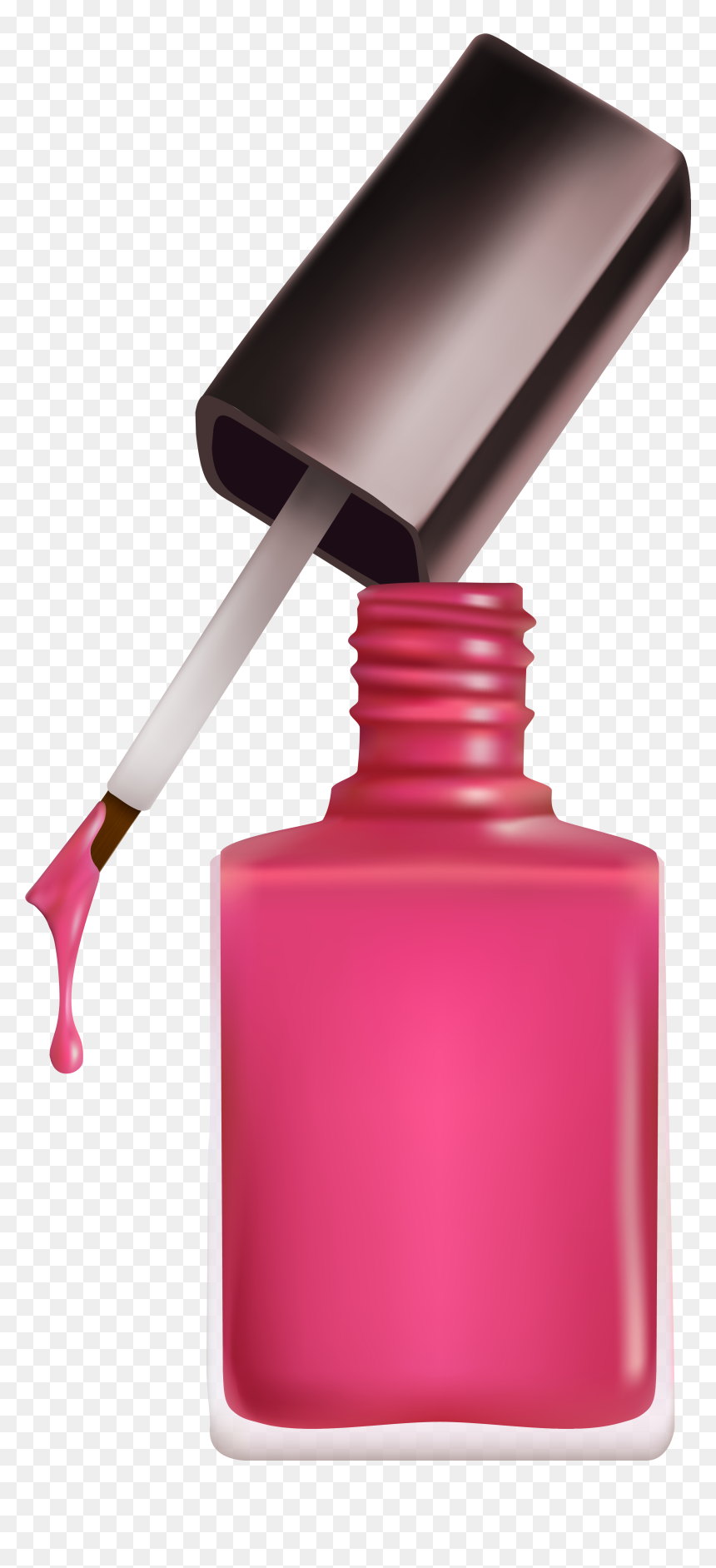Nail Polish Bottle Clipart, HD Png Download - fingernail png