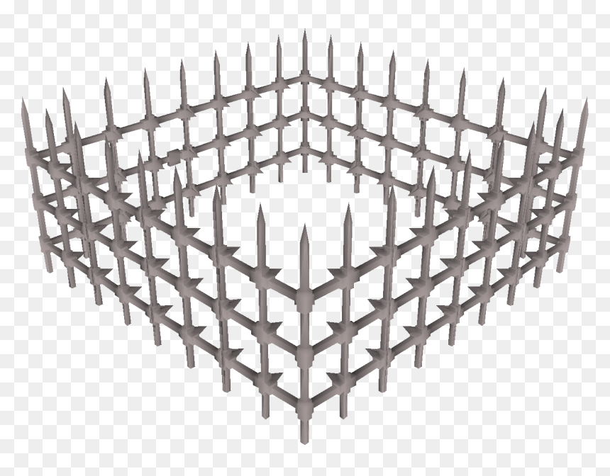 Wrought Iron Gates Design, HD Png Download - old fence png
