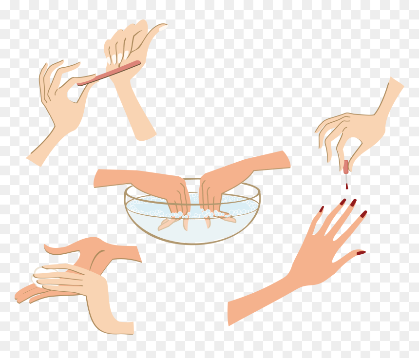 Manicure, HD Png Download - fingernail png