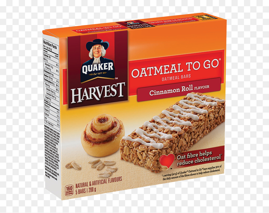 Quaker Harvest Granola Bars, HD Png Download - cinnamon rolls png
