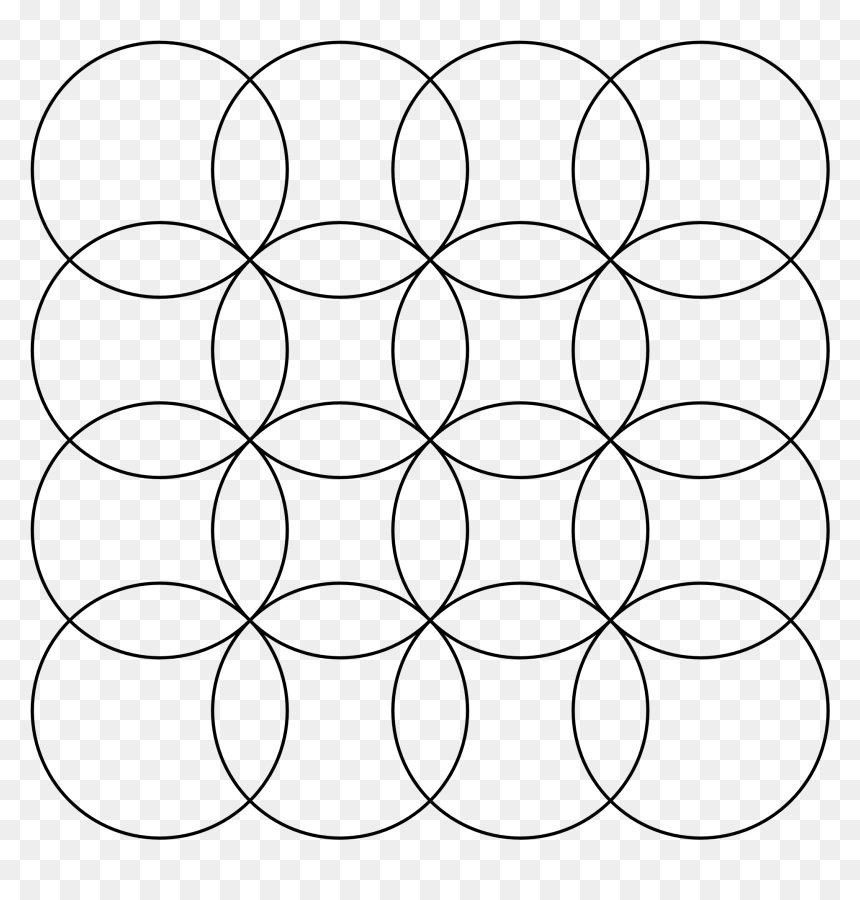 Circle, HD Png Download - black grid png