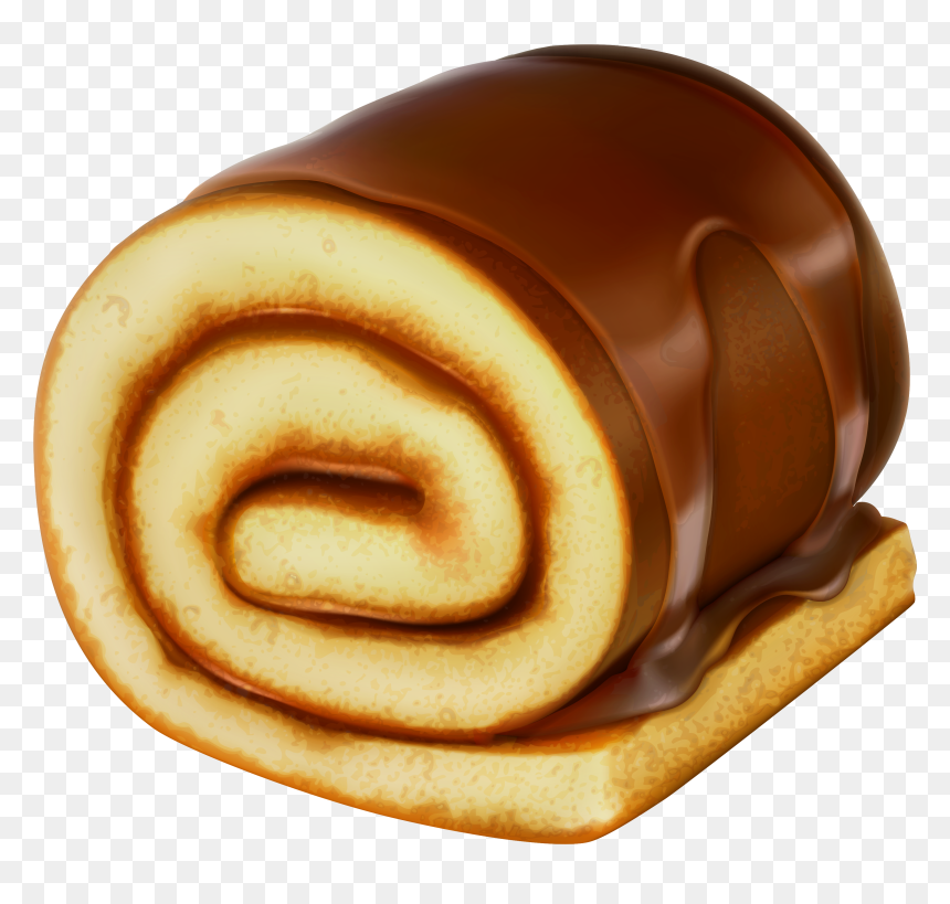 Swiss Cake Roll Clipart, HD Png Download - cinnamon rolls png