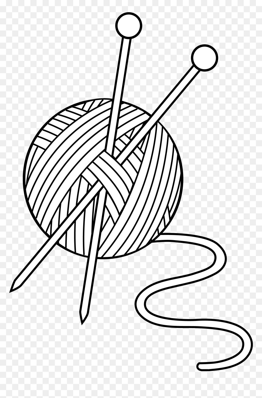 Wool Black And White, HD Png Download - yarn string png