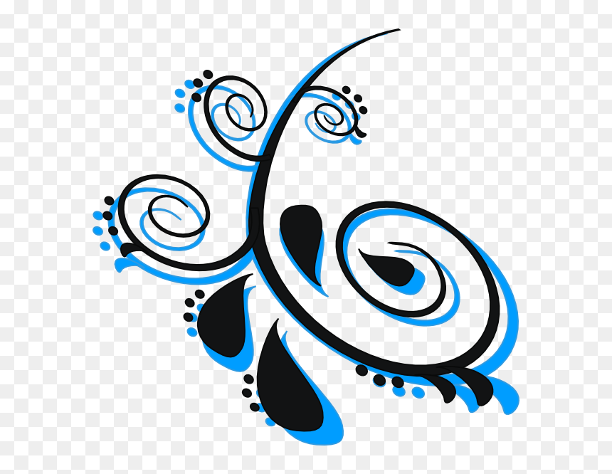 Clip Art, HD Png Download - black scroll png