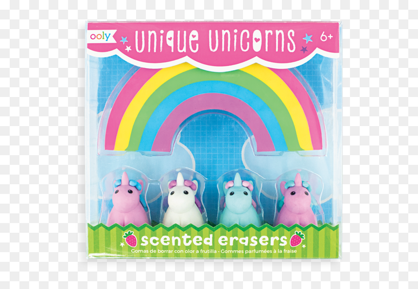 Ooly Unicorn Eraser, HD Png Download - pencil eraser png