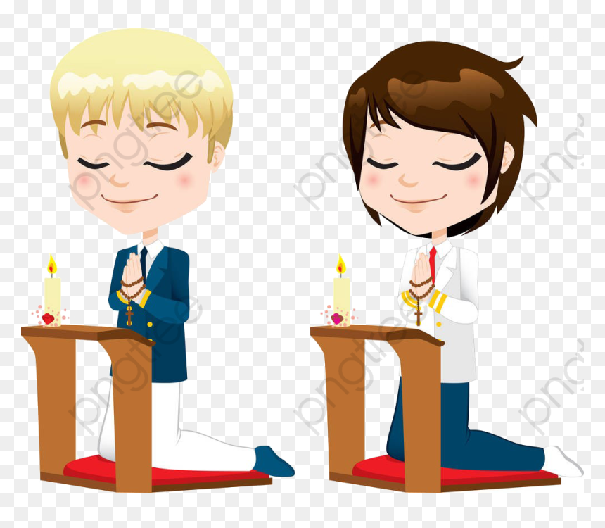 Meninos De Comunhao, HD Png Download - kneeling man png