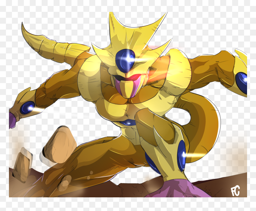 Golden Cooler Fan Art, HD Png Download - dbz cooler png