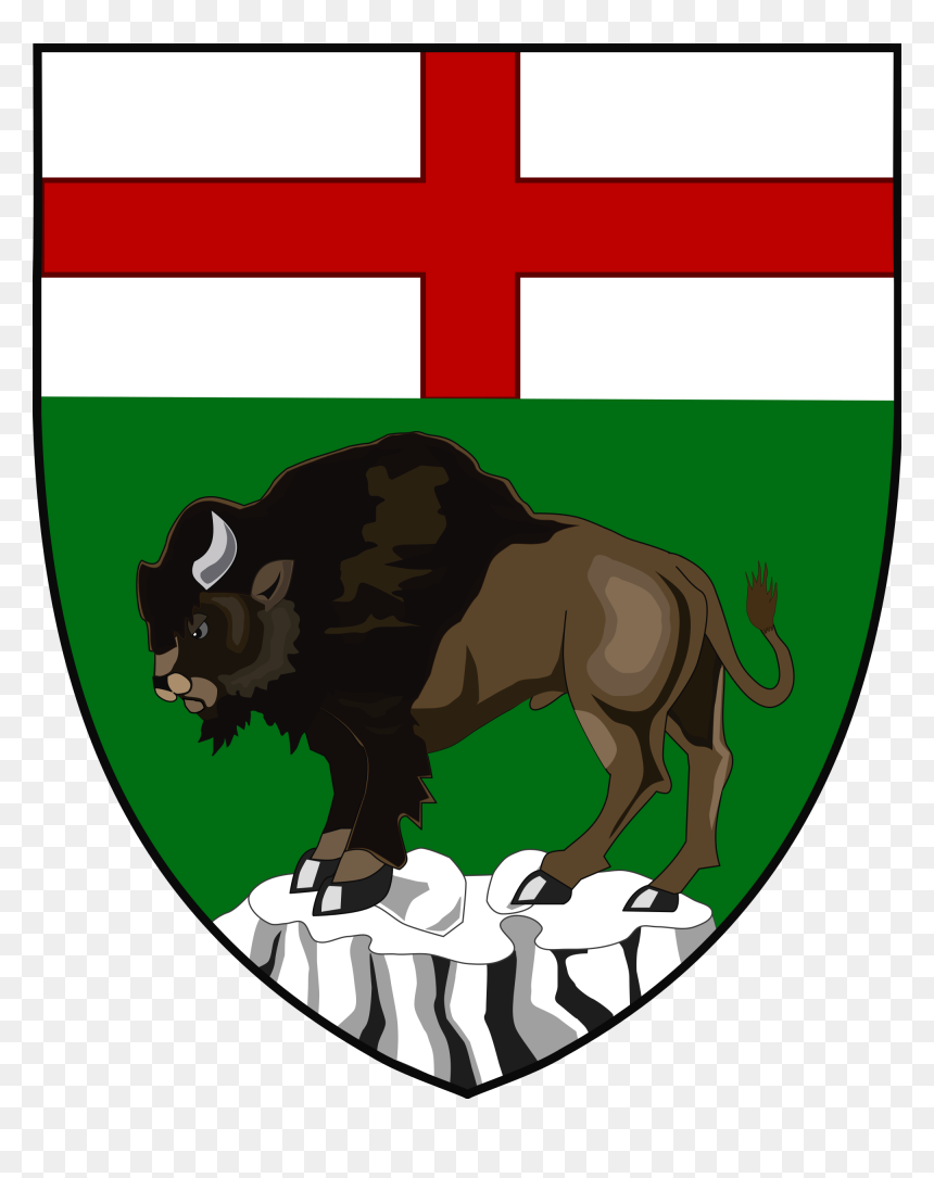 Manitoba's Shield Of Arms, HD Png Download - cartoon shield png