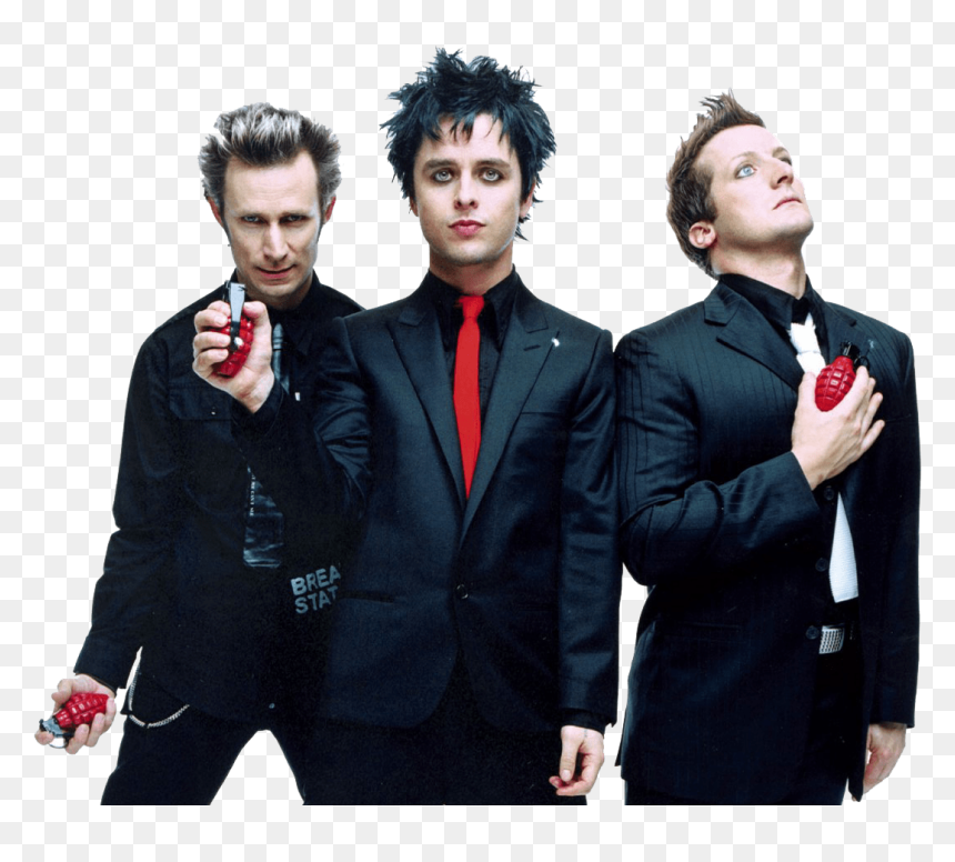 Green Day Members 2017, HD Png Download - terno png