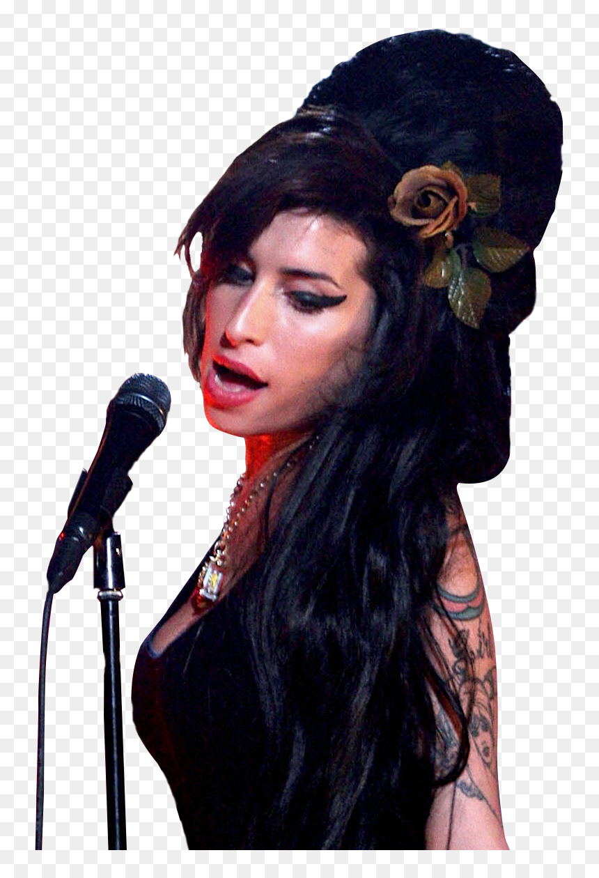Amy Winehouse, HD Png Download - girl singing png